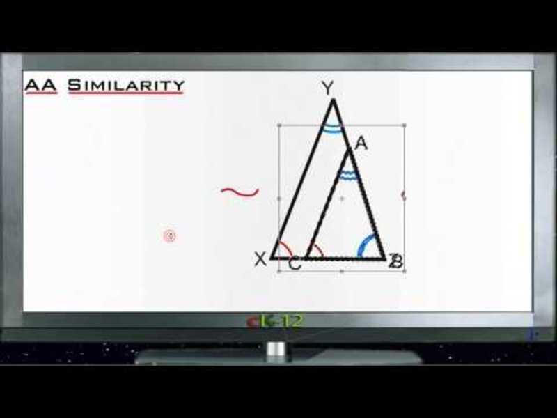 Triangle AA Similarity: Lesson Instructional Video