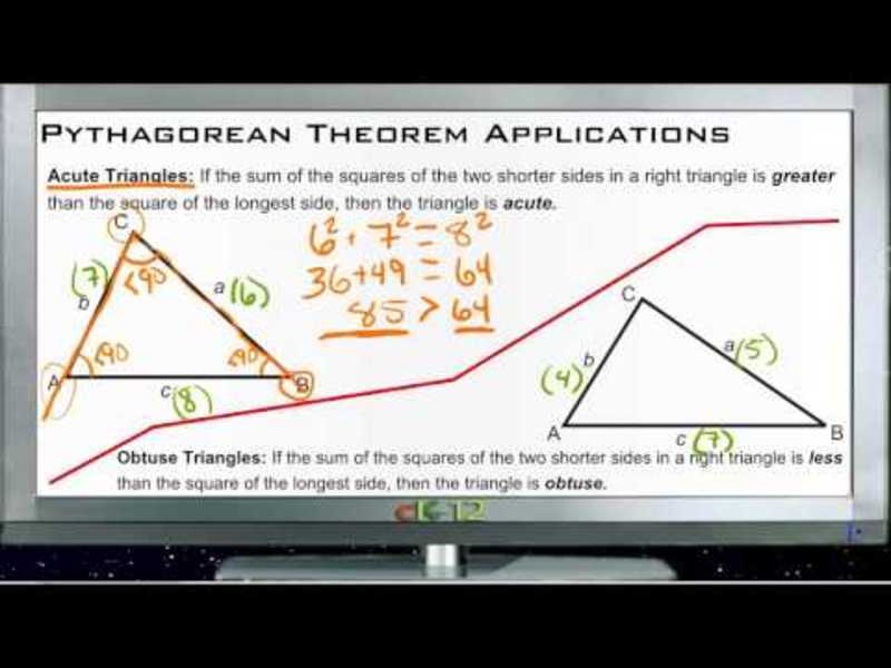 Applications of the Pythagorean Theorem: Lesson Instructional Video