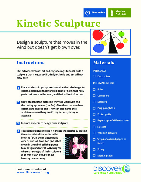 Kinetic Sculpture Lesson Plan