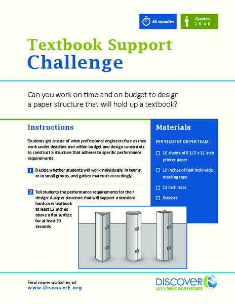 Textbook Support Challenge Lesson Plan
