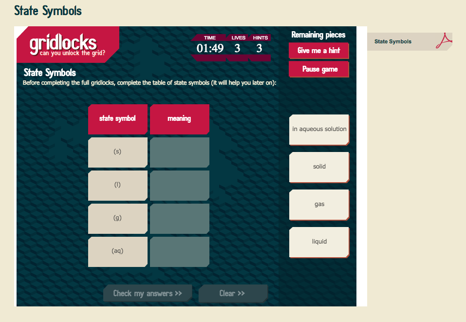 State Symbols Interactive