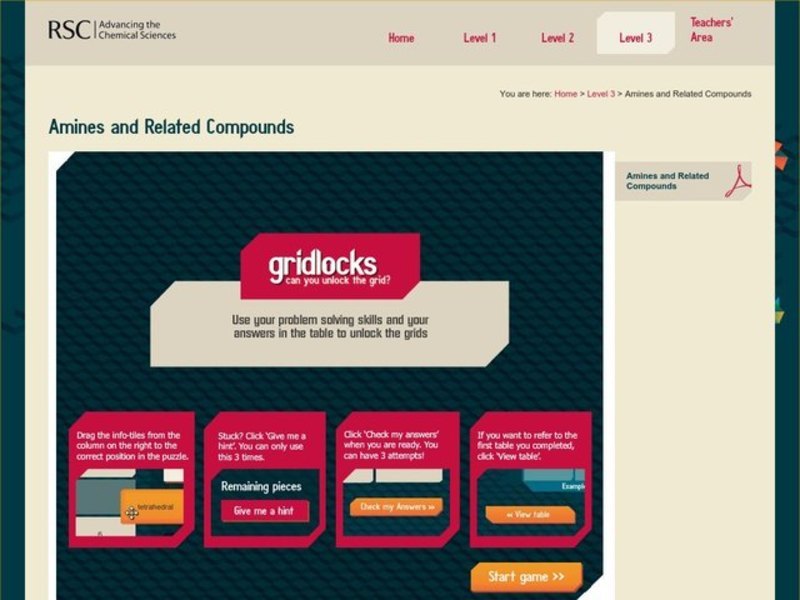 Amines and Related Compounds Interactive