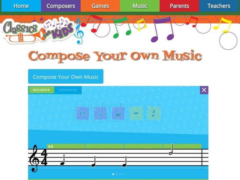 Compose Your Own Music Interactive