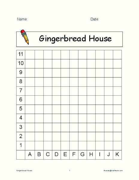 Gingerbread House Worksheet