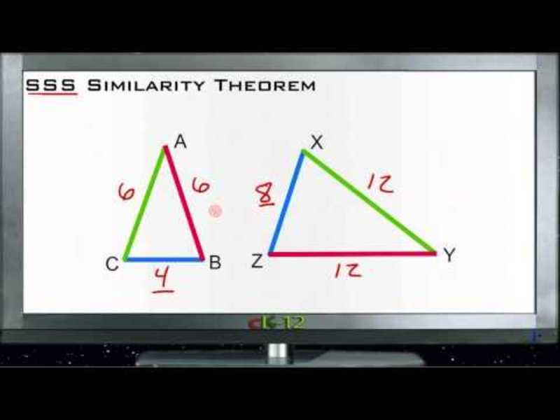 SSS Similarity Theorem: Lesson Instructional Video