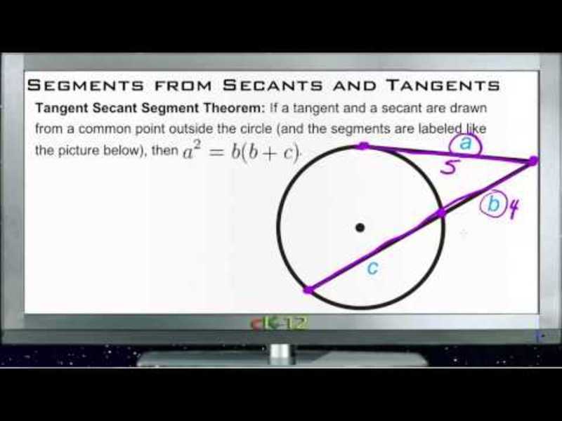 Segments from Secants and Tangents: Lesson Instructional Video