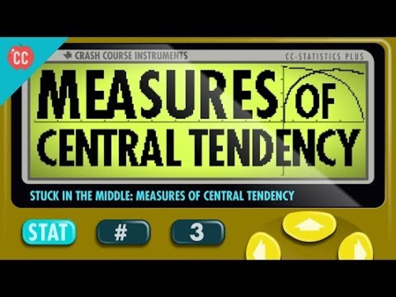 Mean, Median, and Mode: Measures of Central Tendency: Crash Course Statistics #3 Instructional Video