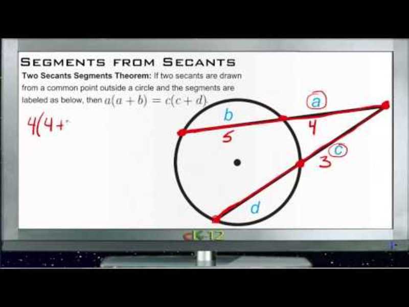 Segments from Secants: Lesson Instructional Video