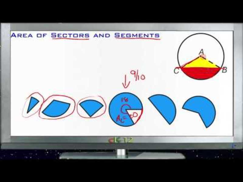 Calculating Areas of Sectors and Segments: Lesson Instructional Video