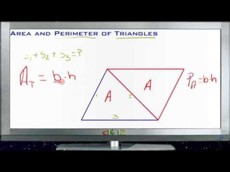 Area and Perimeter of Triangles: Lesson Instructional Video