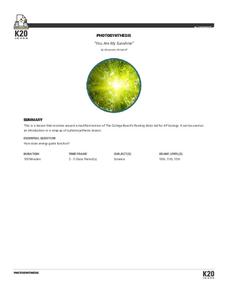 You Are My Sunshine Lesson Plan