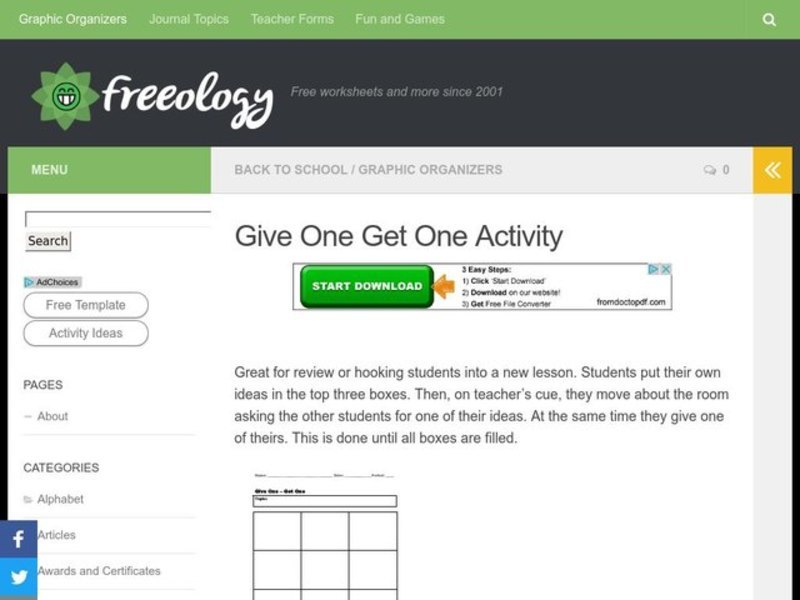Give One - Get One Organizer