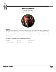 How Big Should I Be Lesson Plan