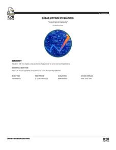 Invest Systematically Lesson Plan