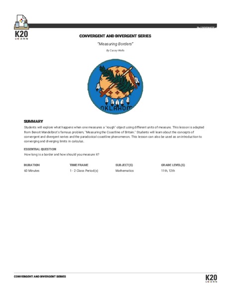 Measuring Borders Lesson Plan