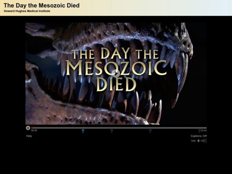 The Day the Mesozoic Died Instructional Video
