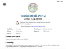 Trashketball: Part 1 Lesson Plan