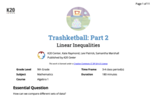 Trashketball: Part 2 Lesson Plan