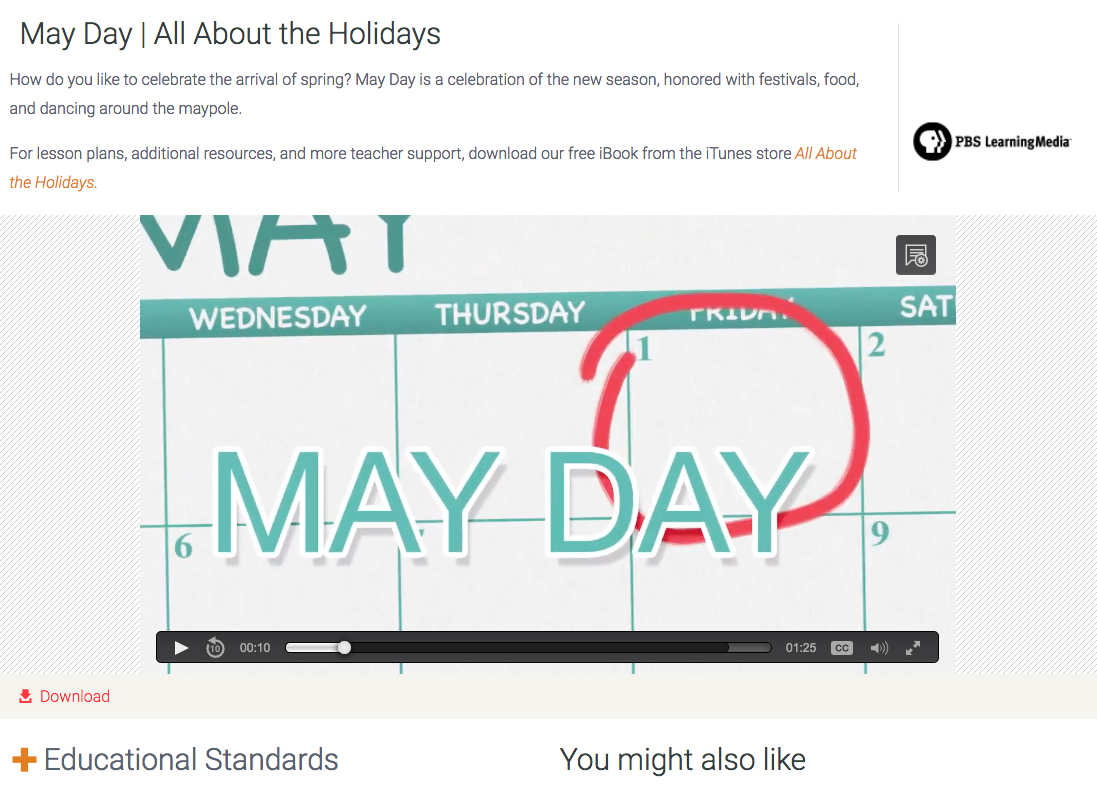 May Day | All About the Holidays Instructional Video