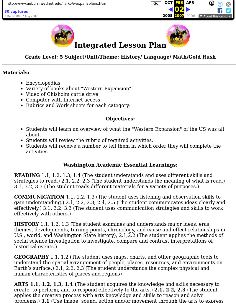 Integrated Lesson Plan Lesson Plan