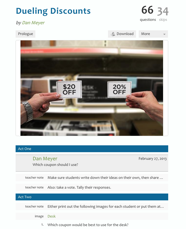 Dueling Discounts Activity