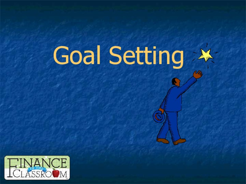 Goal Setting PPT