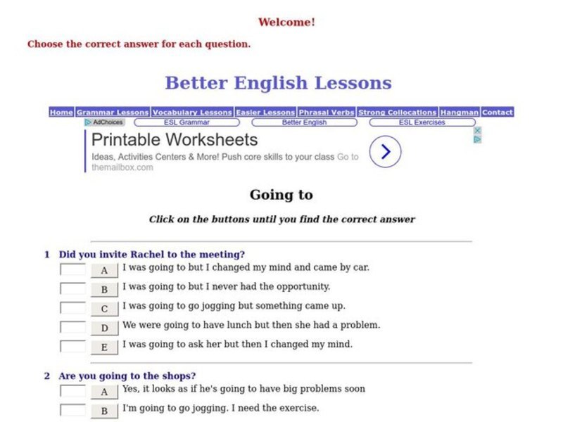 Going to Interactive