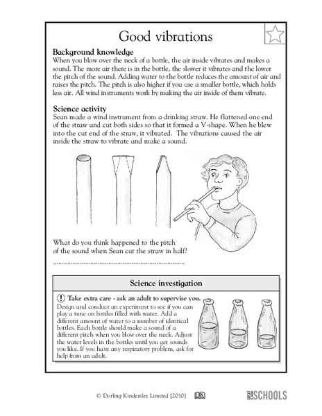 Good Vibrations Worksheet