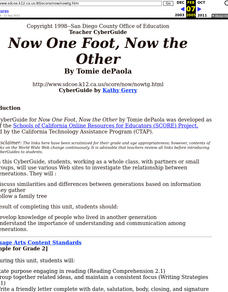 Now One Foot, Now the Other Lesson Plan