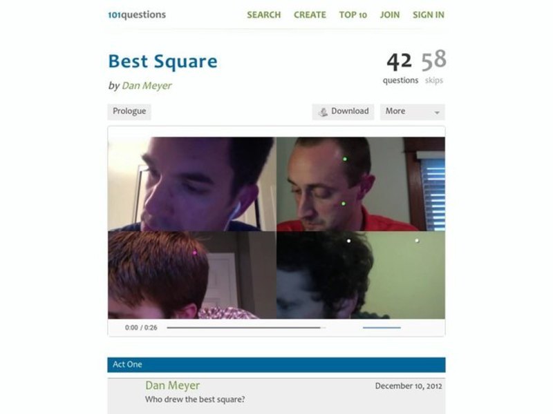 Best Square Activity