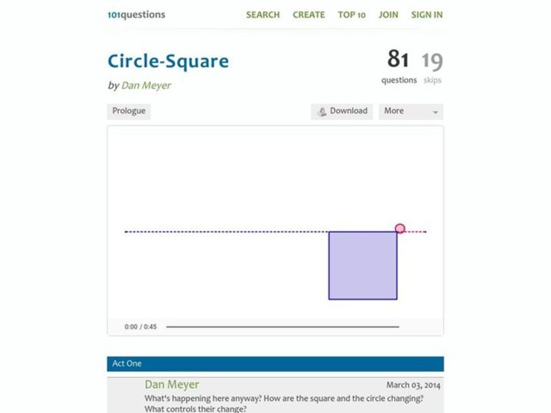 Circle-Square Activity