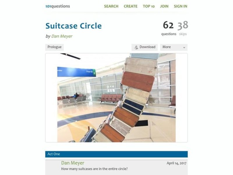 Suitcase Circle Activity