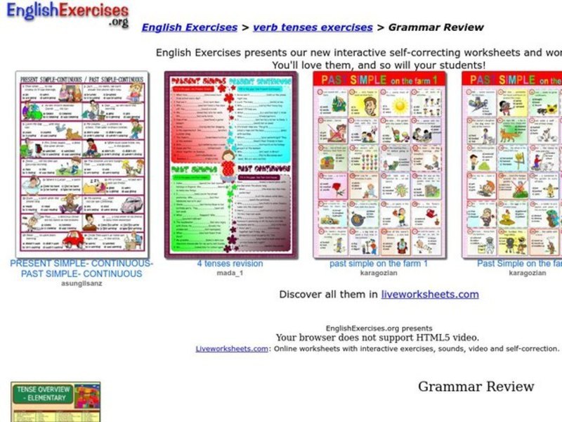 Grammar Review Interactive