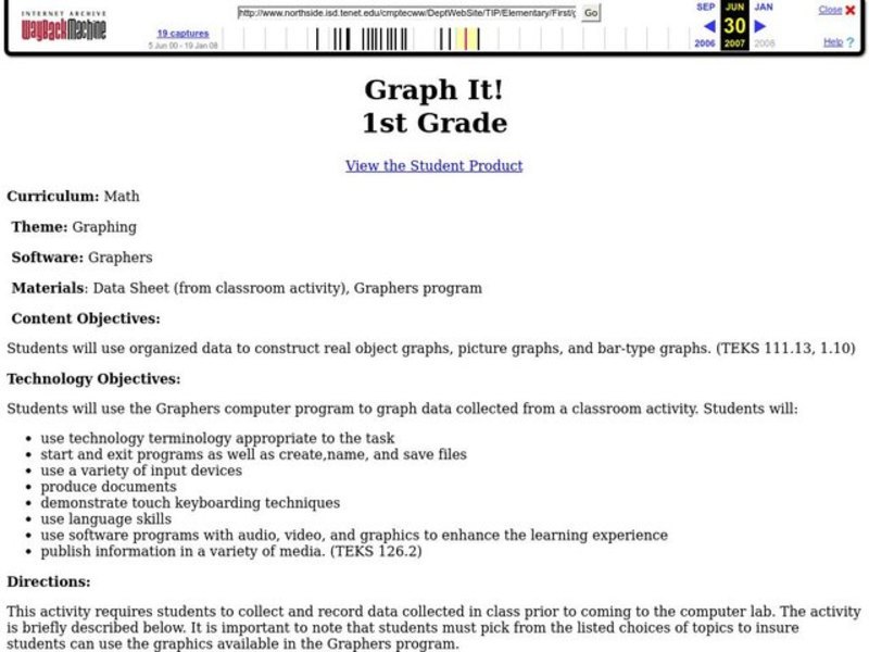 Graph It! Lesson Plan