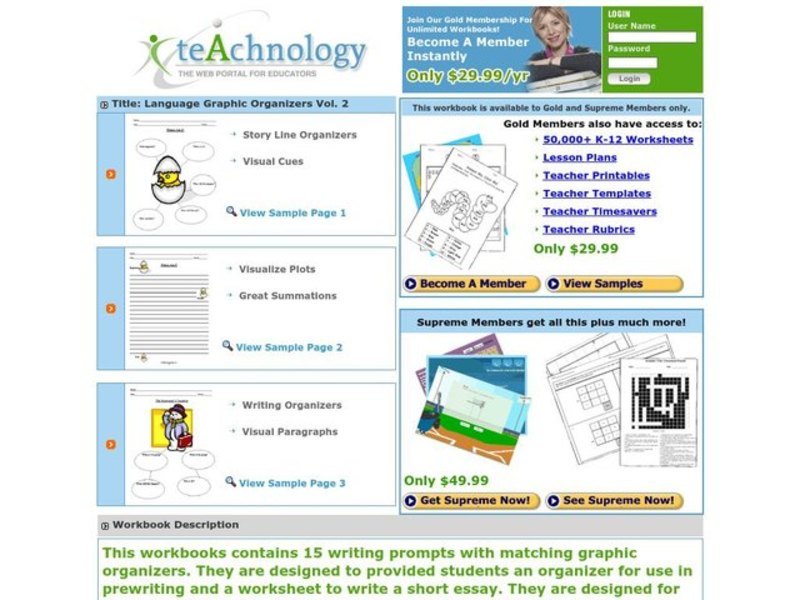 Graphic Organizers Organizer