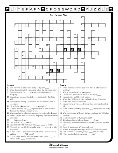 Me Before You Worksheet