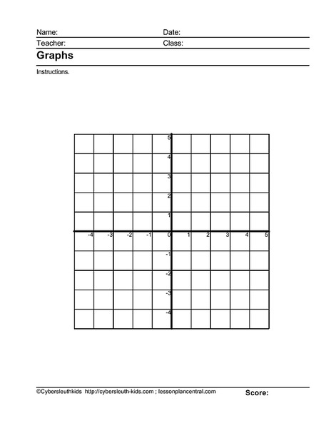 Graphs Lesson Plan
