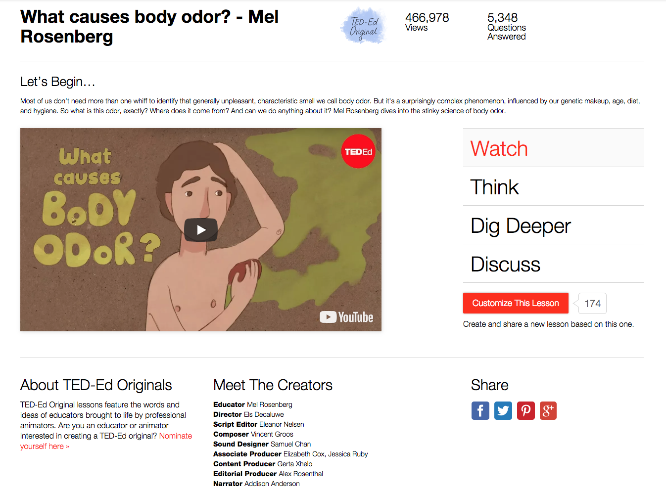 What Causes Body Odor? Instructional Video