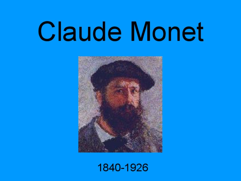 Claude Monet PPT