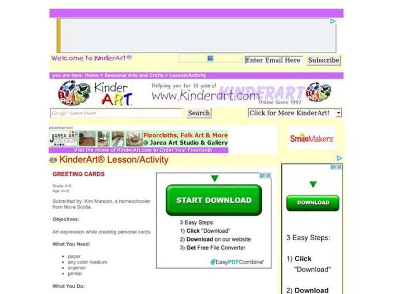 Greeting Cards Lesson Plan