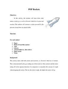 Pop Rockets Lesson Plan