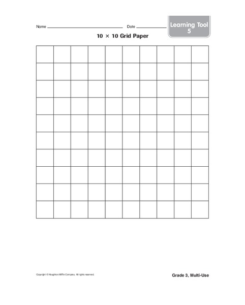 Grid Paper Worksheet