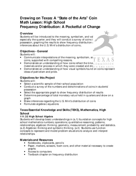 A Pocketful of Change Lesson Plan