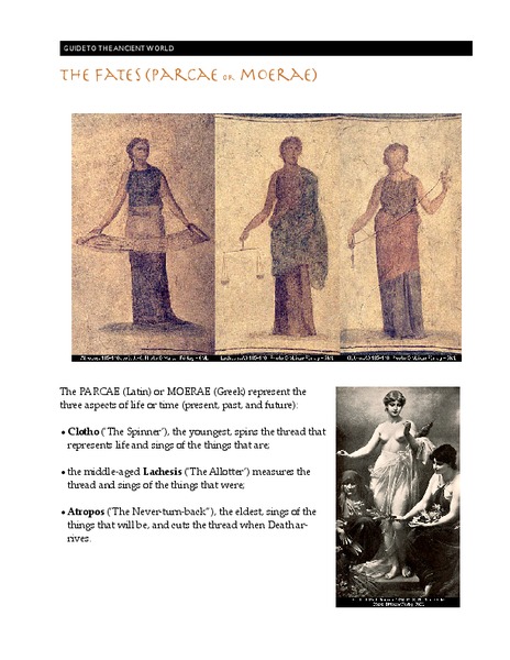 The Fates Lesson Plan