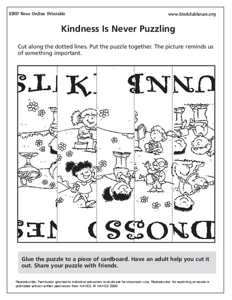 Kindness is Never Puzzling Lesson Plan