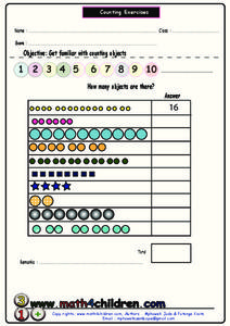 Counting Exercises Worksheet