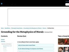Grounding for the Metaphysics of Morals Interactive