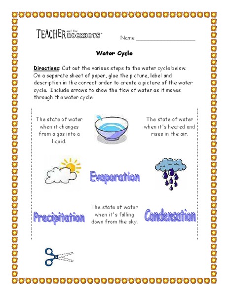 Water Cycle Organizer