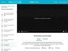 Growing by a Percentage Instructional Video