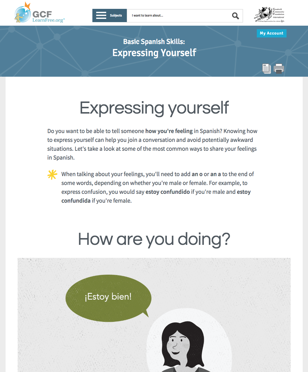 Expressing Yourself Interactive
